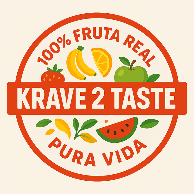 Krave 2 Taste — 100% fruta real, pura vida